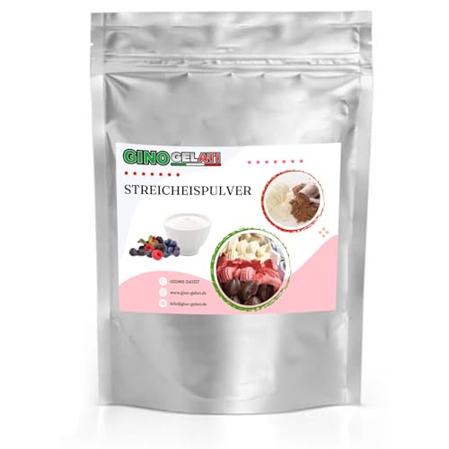 Gino Gelati Joghurt Waldfrucht Streicheis Pulver 10 Kg mit Joghurt- Geschmack, verschiedene Sorten, Intensiver Geschmack, Selbstgemachtes Eiscreme Pulver, Eiscreme Herstellung Zuhause von Gino Gelati