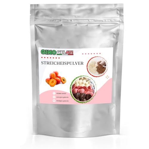 Gino Gelati Apikose Streicheis Pulver 100 Kg mit fruchtigem Geschmack, verschiedene Sorten, Fruchteis selber machen, Intensiver Geschmack, schnelle und einfache Zubereitung von Gino Gelati