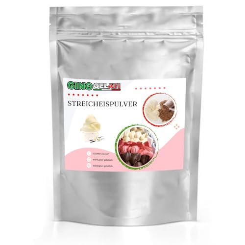 Gino Gelati Bourbon Vanille Streicheispulver 10 Kg für Eis - Bourbon Vanille, Cola, Honig, Kaugummi, Kokosmilch für cremiges Eis ohne Eismaschine, laktosefrei und natürlich von Gino Gelati