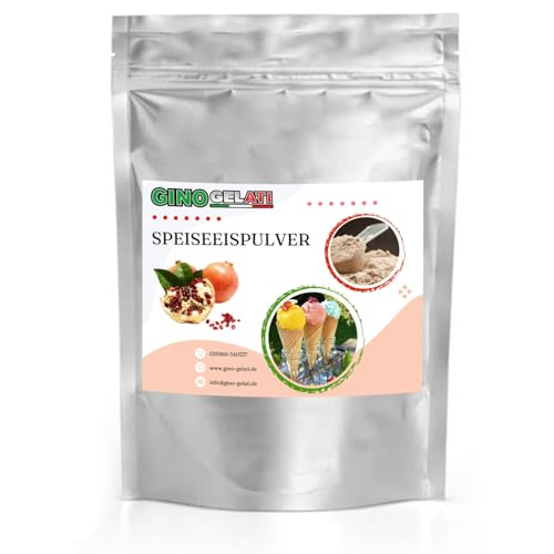 Gino Gelati fruchtiges Eis Speiseeis Pulver, verschiedene Geschmackssorten, schnelle und einfache Zubereitung, für Gastronomie und private Küche, Made in Germany (10 Kg, Granatapfel) von Gino Gelati