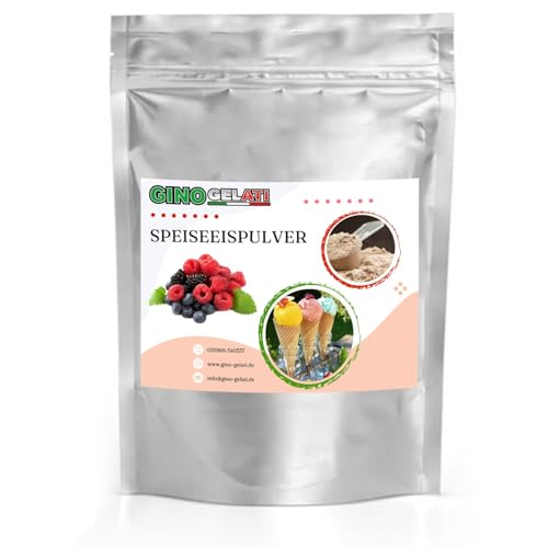 Gino Gelati Waldfrucht fruchtiges Eis Speiseeis Pulver 10 Kg, verschiedene Geschmackssorten, schnelle und einfache Zubereitung, für Gastronomie und private Küche, Made in Germany von Gino Gelati