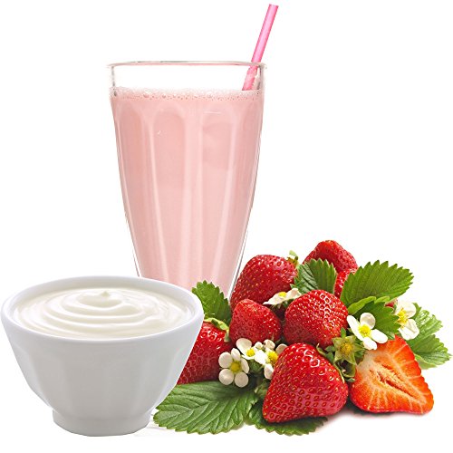 Joghurt Erdbeer Geschmack Milchshake Pulver Gino Gelati zum Milchshakes selber machen (10 kg) von Gino Gelati