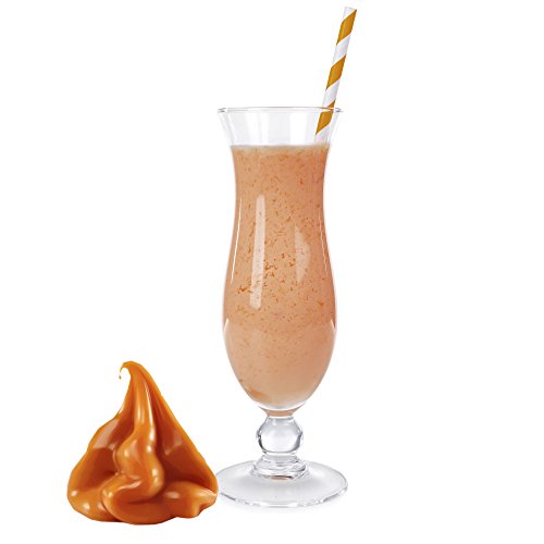 Karamell Geschmack Milchshake Pulver Gino Gelati zum Milchshakes selber machen (1 kg) von Gino Gelati