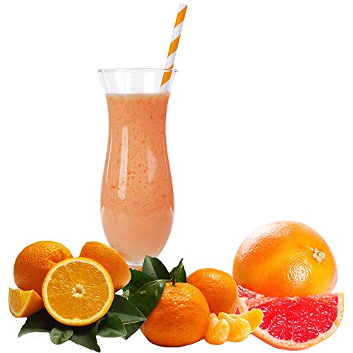 Pampelmuse Orange Mandarine Geschmack Milchshake Pulver Gino Gelati zum Milchshakes selber machen (333 g) von Gino Gelati