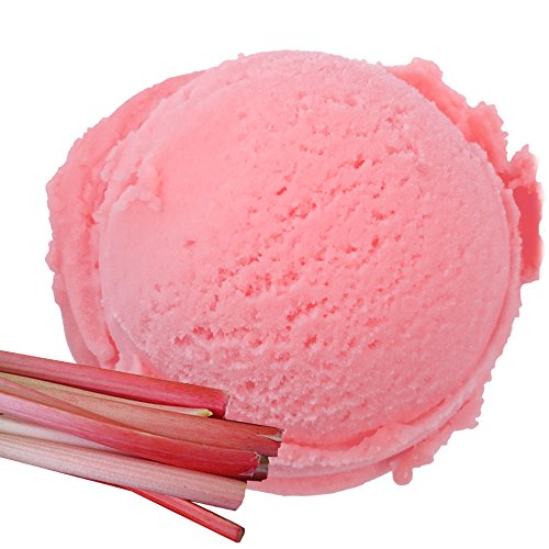 Rhabarber Dänisches Softeis Gino Gelati Eispulver Softeispulver Speiseeispulver (1kg) von Gino Gelati