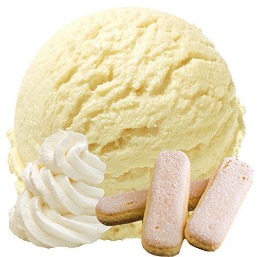 Sahne Biscuit Geschmack Eispulver VEGAN - OHNE ZUCKER - LAKTOSEFREI - GLUTENFREI - FETTARM, auch für Diabetiker Milcheis Softeispulver Speiseeispulver Gino Gelati (Sahne Biscuit, 10 kg) von Gino Gelati