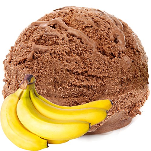 Schoko- Banane Geschmack für Speiseeis Gino Gelati Eispulver Softeispulver für Ihre Eismaschine (10 kg) von Gino Gelati