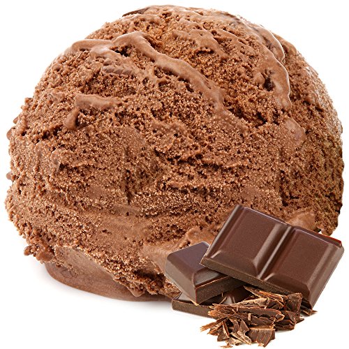 Schokolade Geschmack Eispulver VEGAN - OHNE ZUCKER - LAKTOSEFREI - GLUTENFREI - FETTARM, auch für Diabetiker Milcheis Softeispulver Speiseeispulver Gino Gelati (Schokolade, 10 kg) von Gino Gelati