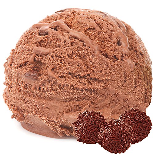 Trüffel Geschmack Eispulver VEGAN - OHNE ZUCKER - LAKTOSEFREI - GLUTENFREI - FETTARM, auch für Diabetiker Milcheis Softeispulver Speiseeispulver Gino Gelati (Trüffel, 1kg) von Gino Gelati