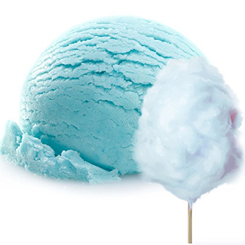 Zuckerwatte Blau Geschmack für Speiseeis Gino Gelati Eispulver Softeispulver für Ihre Eismaschine (10kg) von Gino Gelati
