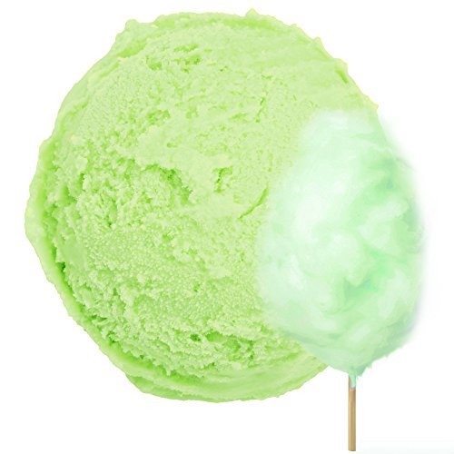Zuckerwatte Grün Geschmack für Speiseeis Gino Gelati Eispulver Softeispulver für Ihre Eismaschine (10kg) von Gino Gelati