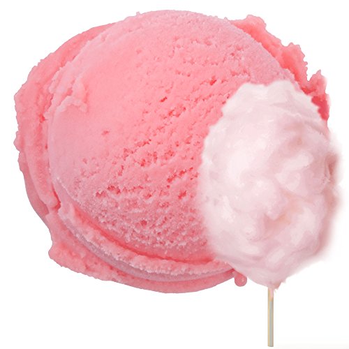 Zuckerwatte Rot Geschmack für Speiseeis Gino Gelati Eispulver Softeispulver für Ihre Eismaschine (10kg) von Gino Gelati