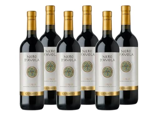 Giordano – Box Nero d’Avola Sicilia DOC 2023 – Trockener Rotwein aus autochthoner Rebsorte, Strukturiert und Samtig – 6 Flaschen à 75 cl Giordano – Box Nero d’Avola Sicilia DOC 2023 – Trockener Rotwein aus autochthoner Rebsorte, Strukturiert und Samtig – 6 Flaschen à 75 cl von Giordano