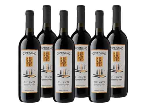 Giordano – Box “Selvato” Chianti DOCG 2023 – Trockener Rotwein aus der Toskana mit Sangiovese und Canaiolo – 6 Flaschen à 75 cl Giordano – Box “Selvato” Chianti DOCG 2023 – Trockener Rotwein aus der Toskana mit Sangiovese und Canaiolo – 6 Flaschen à 75 cl von Giordano