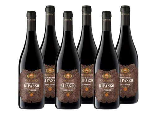 Giordano – Box Valpolicella DOC Ripasso Superiore 2022 – Trockener Rotwein aus Venetien, Elegant und Lang anhaltend, Teilweise aus getrockneten Trauben – 6 Flaschen à 75 cl Giordano – Box Valpolicella DOC Ripasso Superiore 2022 – Trockener Rotwein aus Venetien, Elegant und Lang anhaltend, Teilweise aus getrockneten Trauben – 6 Flaschen à 75 cl von Giordano