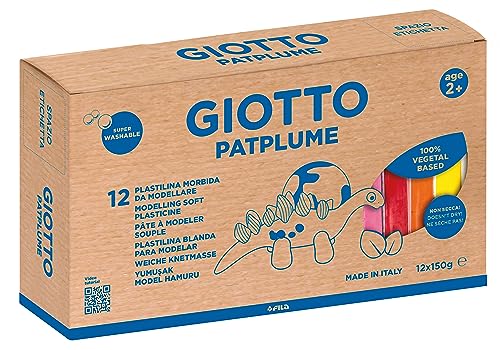 GIOTTO Patplume, Gemüseknete, 12x150g, Gemischte Farben von GIOTTO