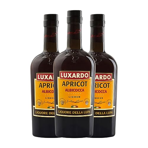 Liköre Luxardo Apricot 70 cl (Schachtel mit 3 Flaschen von 70 cl) von Girolamo Luxardo