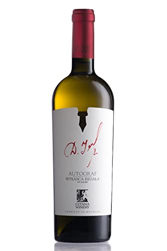 Gitana Winery | Autograf Feteasca Regala – Weißwein trocken aus Moldawien 0.75 L von Gitana Winery