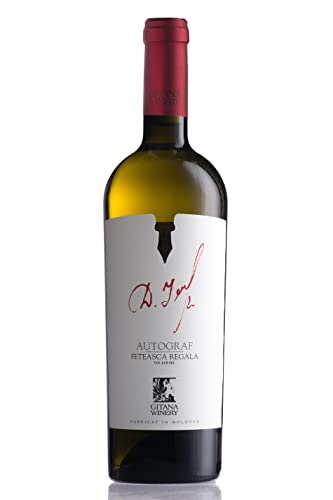 Gitana Winery | Autograf Feteasca Regala – Weißwein trocken aus Moldawien 0.75 L Gitana Winery | Autograf Feteasca Regala – Weißwein trocken aus Moldawien 0.75 L von Gitana Winery