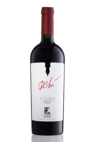 Gitana Winery | Autograf Merlot – Rotwein trocken aus Moldawien 0.75 L von Gitana Winery