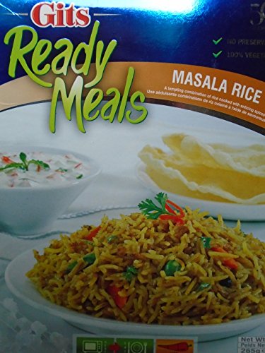 Gits Fertige Mahlzeiten Masala Reis 265g (10 Stück) von Gits