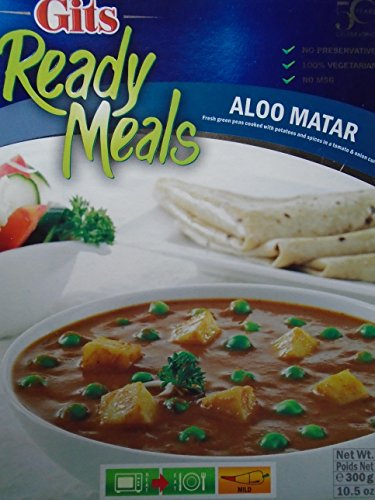 Gits Ready Meals Aloo Matar 300 g (2 Stück) von Gits