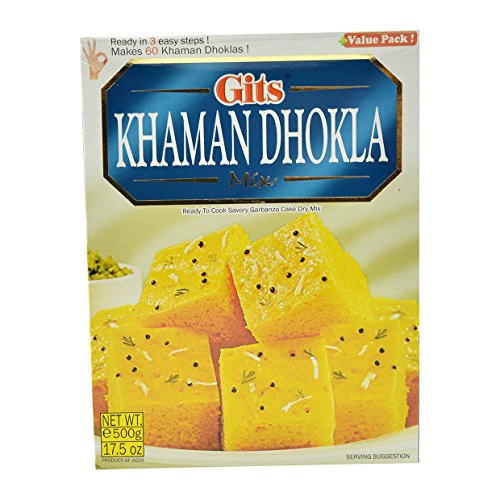 GITS - Khaman Dhokla Backmischung für Kuchen aus Kichererbsenmehl - 500g von Gits