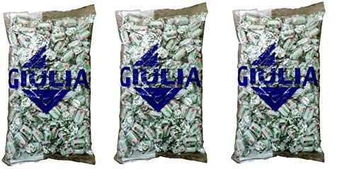 3x La Giulia Caramelle dure ripiene con Latte e Menta Hartbonbons gefüllt mit Milch und Minze Gluten-frei 1Kg 3x La Giulia Caramelle dure ripiene con Latte e Menta Hartbonbons gefüllt mit Milch und Minze Gluten-frei 1Kg von Giulia