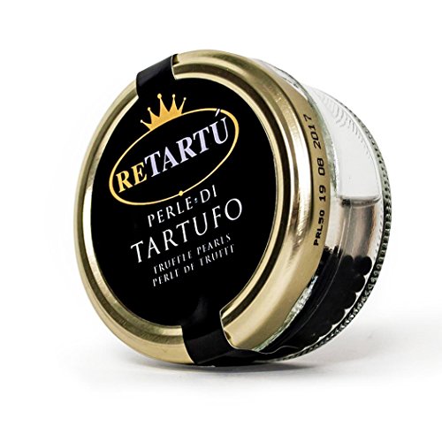Black Truffle Pearls 50gr von Giuliano Tartufi