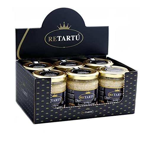 Trüffelsoße mit Trüffel Bianchetto und Parmigiano Reggiano DOP 170 gr x 6 von Giuliano Tartufi