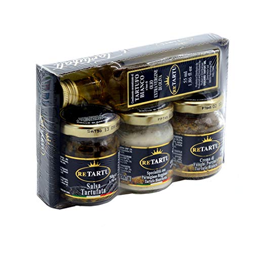 Verkostung set 4 Italienisches Köstlichkeiten mit Trüffeln Verkostung set 4 Italienisches Köstlichkeiten mit Trüffeln von Giuliano Tartufi