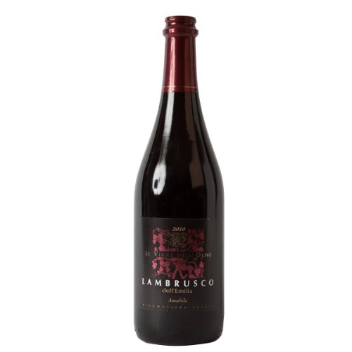 Lambrusco dell Emilia amabile 2020 der Rotwein Klassiker aus Italien (6 x 0.75 l) von Giuseppe Campagnola