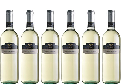 Pinot Grigio 1 Ltr. - Campagnola - weiß - trocken - 12%vol.- 6er Paket von Giuseppe Campagnola