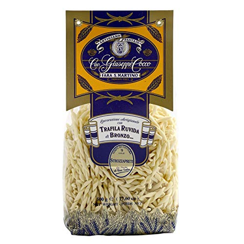 Pasta Cocco - Strozzapreti - n°113 - 500 Gramm - Cavalier Giuseppe Cocco - Hersteller von italienischen Nudeln von Giuseppe Cocco
