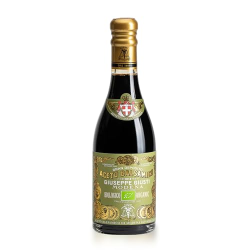 Giuseppe Giusti Aceto Balsamico di Modena IGP Biologico Bio Balsamessig aus Modena 3 Goldmedaillen in Traditionsflasche (1 x 0.25 l) von Giuseppe Giusti