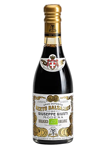 Giuseppe Giusti Aceto Balsamico di Modena - BIO Balsamico 2 Gold Medaillen in Traditionsflasche (1 x 0.25 l) von Giusti