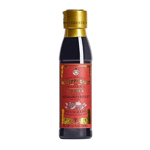 Giuseppe Giusti Crema Melograno Aceto Balsamico di Modena IGP Creme Granatapfel auf Basis Balsamessig aus Modena (1 x 0.15 l) von Giusti