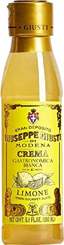 Giuseppe Giusti Crema Limone di Modena Gastronomica Bianca Zitronen Creme auf Basis von Condimento Agrodolce Bianco aus Italien (1 x 0.15 l) von Giusti