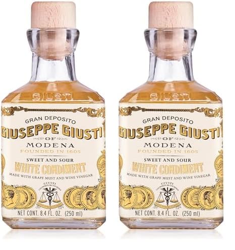 Giusti - Süßsaures weißes Kondiment - 250ml Cubica (Packung mit 2) von Giuseppe Giusti