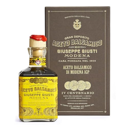 Giusti - IGP-Balsamico-Essig aus Modena 4 Goldmedaillen - 250ml Cubica Giusti - IGP-Balsamico-Essig aus Modena 4 Goldmedaillen - 250ml Cubica von Giusti