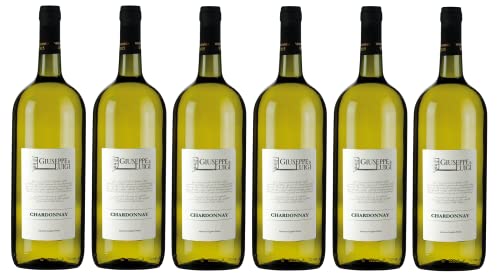 6x 1,5l - 2023er - Giuseppe e Luigi - Chardonnay - delle Venezie I.G.P. - MAGNUM - Veneto - Italien - Weißwein trocken 6x 1,5l - 2023er - Giuseppe e Luigi - Chardonnay - delle Venezie I.G.P. - MAGNUM - Veneto - Italien - Weißwein trocken von Giuseppe e Luigi