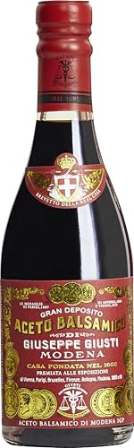 Giuseppe Giusti Aceto Balsamico di Modena – Balsamico Essig 3 Gold Medaillen in Traditionsflasche (1 x 0.25 l) von Giuseppe Giusti