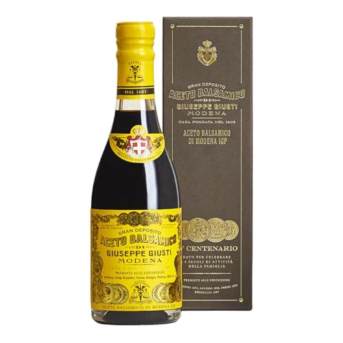 Giusti - IGP-Balsamico-Essig aus Modena 4 Goldmedaillen - 250ml Champagnotta von Giuseppe Giusti