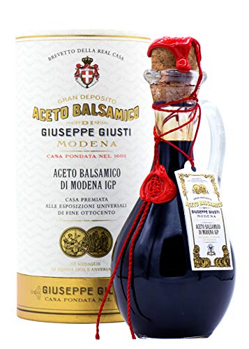 Giusti - Aceto Balsamico di Modena IGP – 2 Medaglie d’oro – Anforina con cappelliera 250ml von Giusti