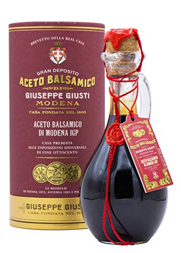Giusti - Aceto Balsamico di Modena IGP – 3 Medaglie d’oro – Anforina con cappelliera 250ml von Giusti
