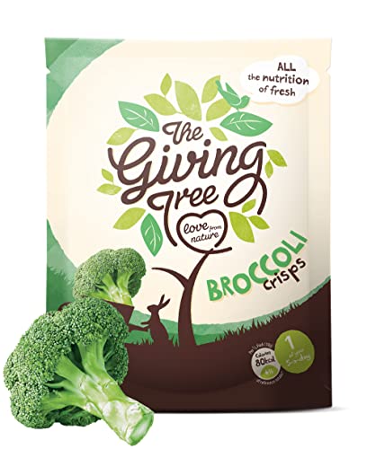 Geben Baum Vakuum Gebratene Brokkoli Chips 18G - Packung mit 6 von Giving Tree