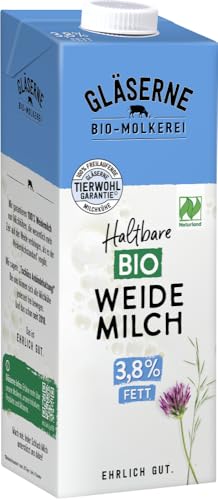 GM Bio H-Milch 3,8% Fett 2 x 1 l von Gläserne Molkerei