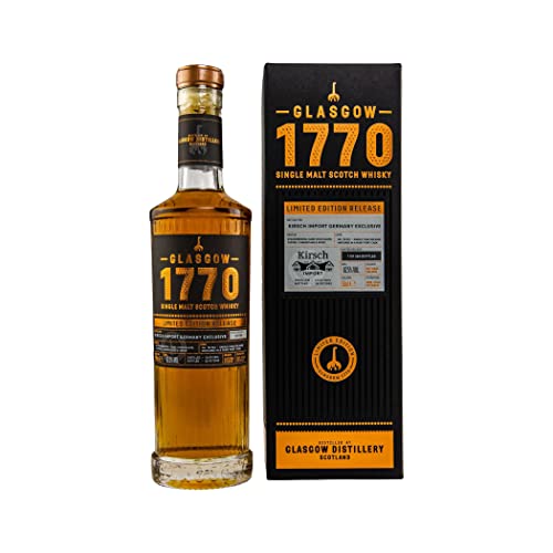 1770 Glasgow Distillery 2015/2022 - Ruby Port Cask - Lowland Single Malt Scotch Whisky - Kirsch Import Germany Exclusive von Glasgow Distillery