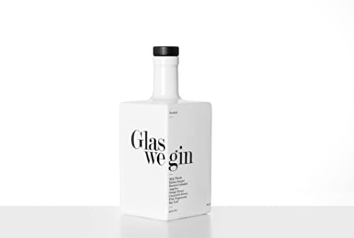 Glaswegin Original London Dry Gin, Schottischer Premium Craft Gin mit Zitrusfrüchten, Pflanzenstoffen, rosa Pfeffer, Kräutern und Gewürzen, Gin-Geschenke für Frauen und Männer, 70 cl von Glaswegin