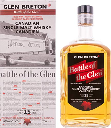 Glen Breton Battle of the Glen 15 Years Old Canadian Single Malt Whisky (1 x 0.7 l) von Glen Breton